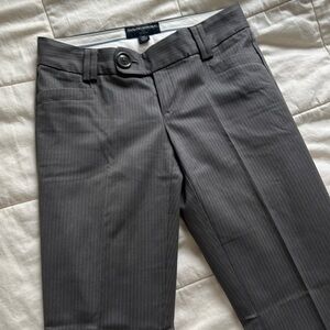 Pinstripe Grey Dress Pants